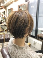 トゥーリ 長崎住吉店(tuuli)&nbsp;tuuli☆30代40代ペールベージュ切りっぱなしショート　1