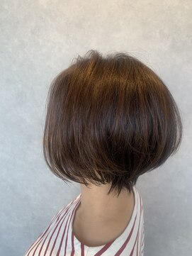 リム(LIM) 【LIM 岐阜】丸みショートボブ/やわらかベージュ