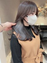 ロンド レア 天神大名店(Lond Le’a)&nbsp;ミルクティーベージュ/ダブルカラ/ケアブリーチ/くびれヘア/天神