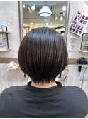 ショートボブ×アッシュブラウン【船橋、西船橋、新船橋、塚田】