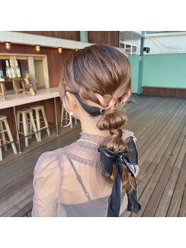 ブレス ヘアー リーベ(Bless HAIR Liebe) 大人気20代30代◎ナチュラルインナーカラー玉ねぎヘアアレンジ