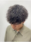 波巻きパーマ