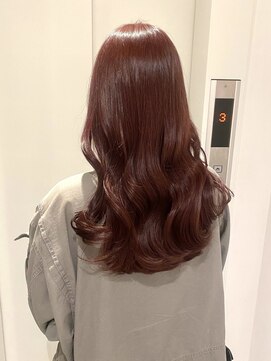 イト(ito) 【 ito / 梅田 】ボルドーカラー×ウェーブヘア