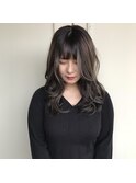 【毛流れ動くハイライト】ハイトーングレージュ