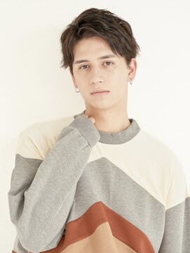 オンク 新宿(onk) 黒髪/グレーベージュ/レイヤーロング/前髪パーマ[新宿駅]