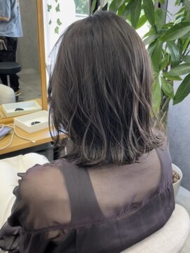 フレーム 博多店(FRAME) ハイライトグレージュ韓国風くびれボブ【福岡/博多】