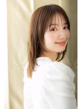 カバーヘア ブリス 北浦和(COVER HAIR bliss) 美髪シルキーベージュ前下がりレイヤーカットY北浦和30代40代