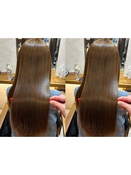 癖/うねりのお悩みを解消!思わず触れたくなる滑らかな手触りで艶感溢れる美しい髪に*[妙典/妙典駅/学割U24]