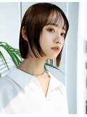 20代30代大人かわいいナチュラル暗髪エアーストレートヘア