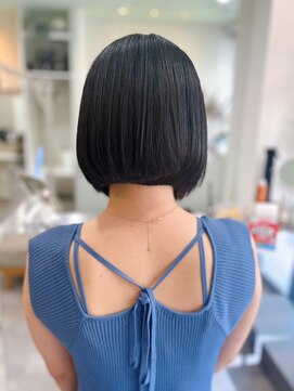 ジラ ヘアアンドメイク(girra HAIR&MAKE) ボブ　#オージュア　#髪質改善　#縮毛矯正　#酸熱トリートメント