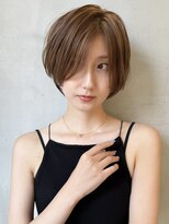 ロンドエニカ 大宮(Lond enika)&nbsp;切りっぱなしボブエアリーロング美髪ピンクブラウン[大宮]