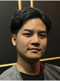 サイドパート　フェード　メンズ