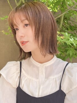 ユアーズヘア 神楽坂店(youres hair) レイヤーボブ/セミディ/似合わせカット/小顔ヘア/前髪カット