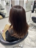冬カラーで魅力を引き立てる 髪質改善トリートメント