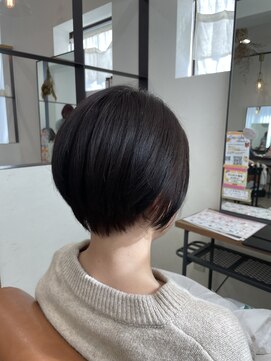 ニコ 四街道(nico) 大人可愛いショートボブ えりあし短め 癖毛収まりよく◎