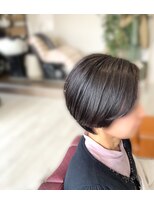 ヘアーバル ラク(Hair Vall RaQ)&nbsp;【50代】王妃の水ヘアエステ＋カット（施術例）大人ショート