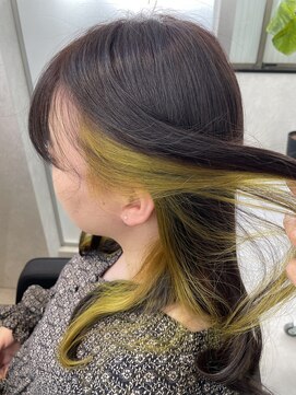 ニカ(NIKA) インナーカラー・レモンイエロー