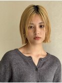 切りっぱなしボブ