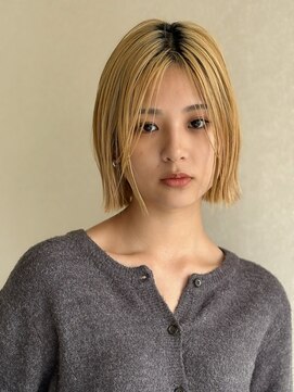 ヘアーアンドメイク ココ(hair&make koko) 切りっぱなしボブ