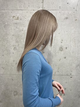 サクラ オモテサンドウ(SAKURA) 中明度くすみベージュ◎ブリーチ/髪質改善/表参道