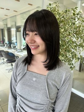 ハピネス 西大寺店(Happiness) レイヤーカット 顔まわりレイヤー 小顔カット