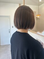 ミュゼプリュム(Musee plume) 収まりがいい、大人あごボブ