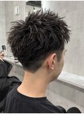 スパイキーショート/メンズパーマ/ピンパーマ/メンズカット