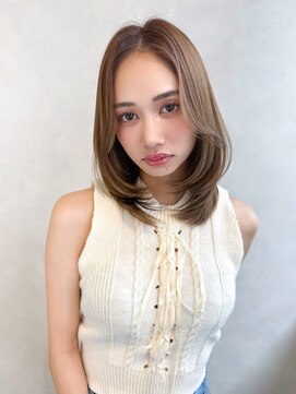 トゥルーズ 梅田店(TLUUS) 【TLUUSイメチェン前髪ピンクベージュクールショート】