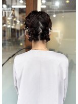 ブリッツレボルト(BLITZ R EVOLUT) お呼ばれヘアセット◇ツインお団子アレンジ【柏/柏駅】