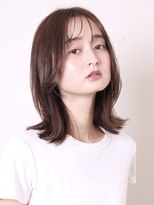 ヨファヘアー 岡本店(YOFA hair)&nbsp;似合わせカット30代40代50代小顔クラゲヘアーオリーブグレー1101