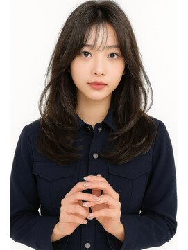 ゲイン(Gain) 大人上品ロングレイヤー×透け感シースルーバング