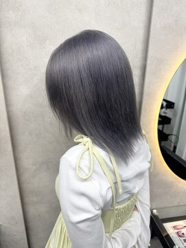 ルノン シェリー(LUNON cheliy) 黒髪クラゲヘアーオリーブグレー小顔ココアベージュ