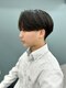 ラ ミュウ バイ ディーアンドティー(LA MIU by D&T)の写真/◆ON/OFFどちらもキマる!◆再現性高いメンズカット×メンズパーマで自然な仕上がりに*眉毛カットも◎