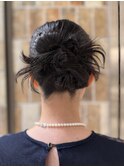結婚式お呼ばれヘア