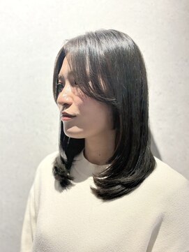 ブロック 日吉店(BLOC) 顔まわりレイヤー　オリーブベージュ