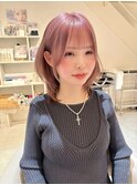 顔まわりカットで