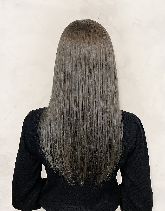 エルプラスヘアー 平尾店(L+hair) 30代40代大人可愛い髪質改善小顔艶感ロングアッシュベージュ