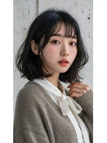 コートフィールエー(CO_T feel.a)&nbsp;垢抜け度No.1＊地毛風カラーで魅せる愛されニュアンスボブ