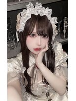 シックス バイ インク 渋谷(SIX by INK.)&nbsp;ダークブルー/デジタルパーマ/ワンホンレイヤー[渋谷]