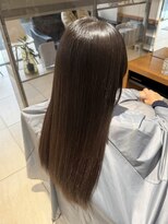クラップス 上永谷(CLAPS)&nbsp;黒髪ストレートロングレイヤーミディアム髪質改善ストレートヘア