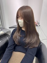 ザ アクネ 岡崎竜美丘店(THE ACNE) ♪レイヤーカット_ブラウンベージュ_韓国ヘア
