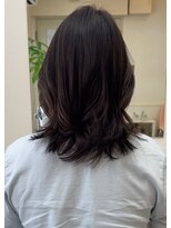 ヘアーサロンアンク(hair salon anc)&nbsp;くびれ巻きグレージュ