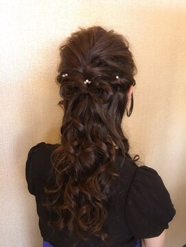 ヘア デザイン アウルム(hair design aurum) リボンアレンジ