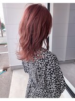 ナンバー(number+)&nbsp;20代30代大人可愛い透明感ピンクブラウンケアブリーチ小顔