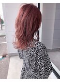 20代30代大人可愛い透明感ピンクブラウンケアブリーチ小顔