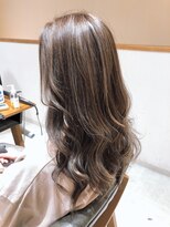 ネイロ 錦糸町(NeiRo)&nbsp;マロンベージュ Aラインボブドレスヘアかきあげロング