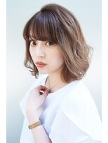 ヘアリゾート粋 リマ 銀座店(lima)&nbsp;外はねボブ×アーモンドカラー【銀座/銀座駅/トラックオイル】
