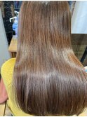 ドライヤーで乾かしただけで綺麗におさまる縮毛矯正