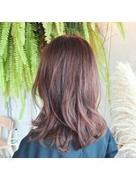 アクセヘアー 町田(acce hair) グレージュカラーのミディアムヘア