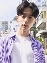 ディッセンバー 神宮前(December)&nbsp;メンズ/センターパート/韓国風/マッシュ/ニュアンスパーマ